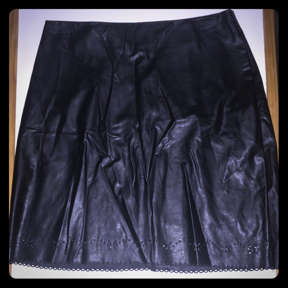 Leather skirt